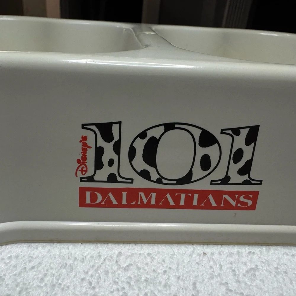 DISNEY 101 Dalmatians Dog Food/Water Bowl